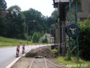 Druh stavebn innost na trati - rekonstrukce oblouku za vhybnou ve Vratislavicch,